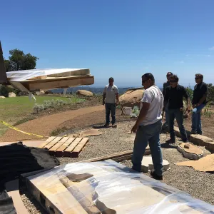 Bringing in the rest of the Island View Sculpture
