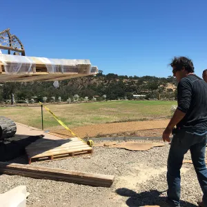 Bringing in the rest of the Island View Sculpture