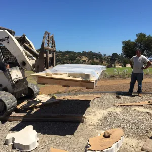 Bringing in the rest of the Island View Sculpture