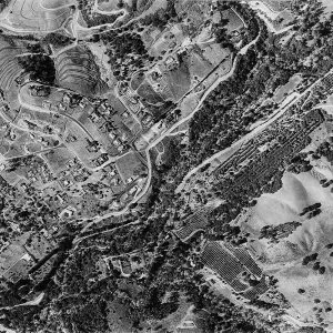 Aerial photograph of SBBG and vicinity