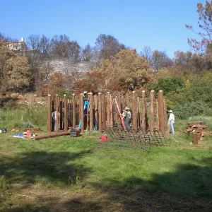 Herb Parker's â€˜Haven' labyrinth installation