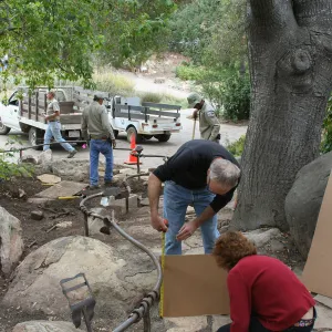 Orchid Display railing installation