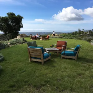 Santa Barbara Beer Garden Event, Island View Garden Lawn