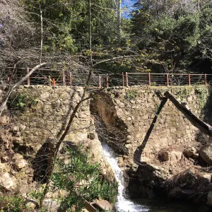 Mission Dam after the January 20 rainstorm