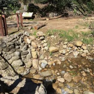 Mission Dam and canyon after the January 20 rainstorm