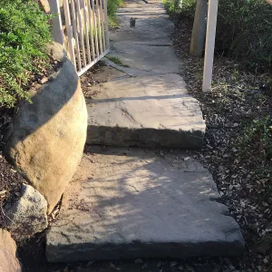 Stairs on east side of Mission Canyon Rd