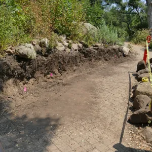 Campbell Trail widening at Campbell Bridge