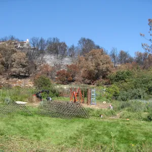 Construction of Herb Parker's â€˜Haven' labyrinth