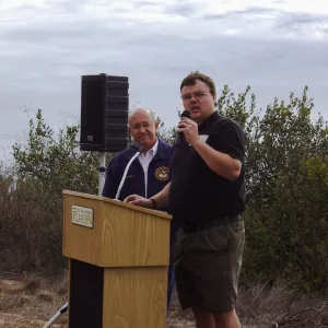 Torrey Pines for Tomorrow Restoration Project Dedication, Pedro Nava and Andrew Wyatt