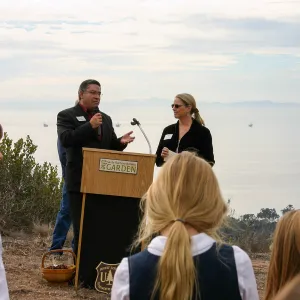 Torrey Pines for Tomorrow Restoration Project Dedication, Salud Carbajal and Jane Ferry