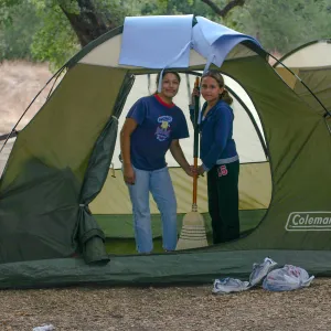 FamCamp 2005, Cleaning tent