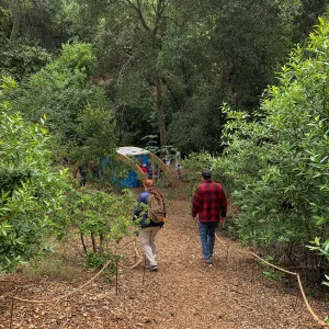 Visitors at â€œThe Halfling Houseâ€ Garden Casita