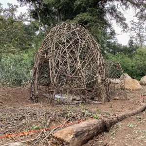 Woodrat House Casita under construction