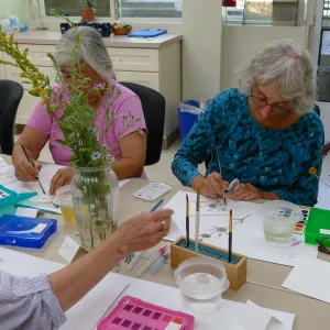 â€œPainting the Nativesâ€ class with Deborah Dal Zuffo