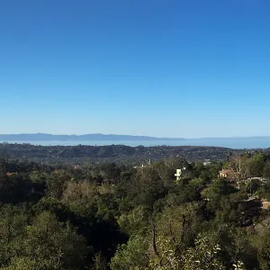 View to islands from Island View Garden