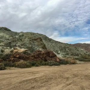 Serpentine outcrop, Jawbone Canyon, Kern County