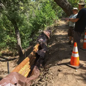 Rebuilding Pritchett Trail