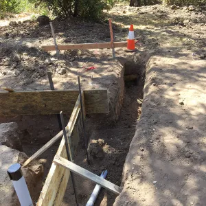 Hansen Site, Hort Barn construction