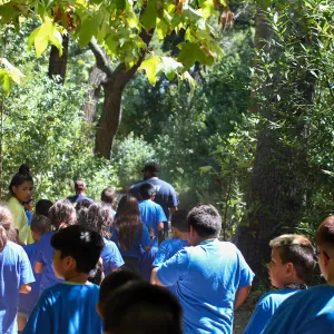 Boys and Girls Club visit to the Garden