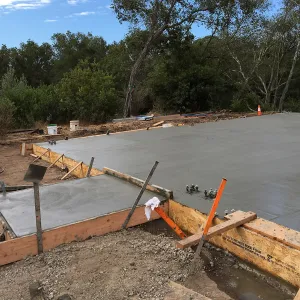 Hort Barn construction