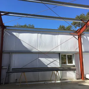 Hort Barn construction