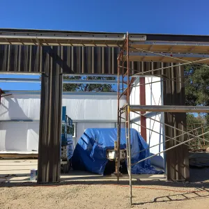 Hort Barn construction