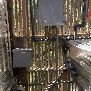 Repair of Garden Growers Lath House, west wall