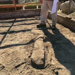 Repair of Garden Growers Lath House. Foundation of original bathrooms 