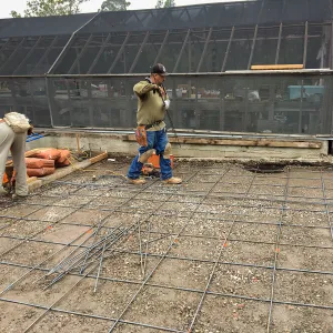 New patio construction, Garden Growers Nursery