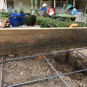 New patio construction, Garden Growers Nursery