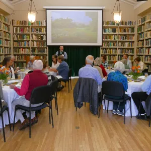 Steve Windhager addressing the 2020 Blaksley Bliss Brunch