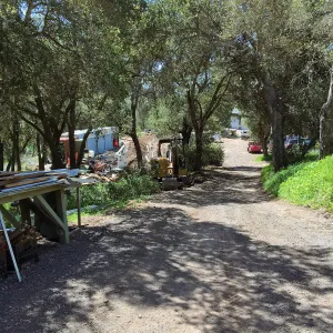 Trenching at Hansen site for communications and electrical lines