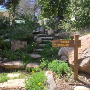 New wayfinding sign in the Arroyo