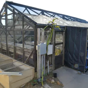 Northeast corner of the Liner House at Horticulture Unit