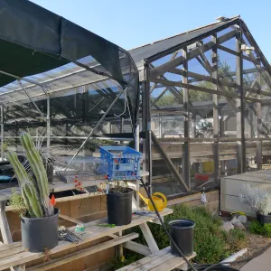 Southeast Corner of the Liner House at Horticulture Unit