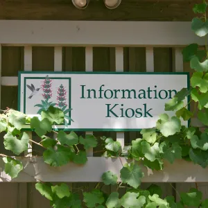 Information Kiosk sign