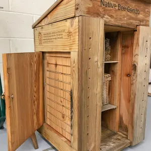 Insect Hotel (Native Bee Condo) after removal from display for repairs