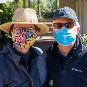 Garden Visitors, Face Coverings in the Garden