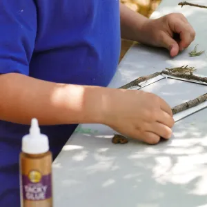 Acorn Adventurers Summer Camp, nature picture frame activity