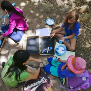 Plantastic Problem Solvers Summer Camp, tower building activity