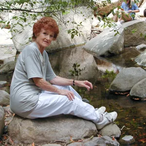 Summer Camp 2003, Jean B at creek