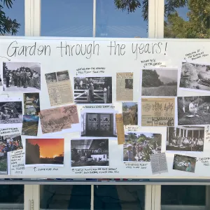 Gardenâ€™s 95th Birthday display