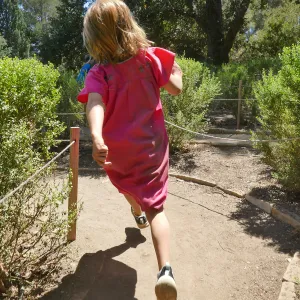 Create in Nature Summer Campers at the Centennial Maze