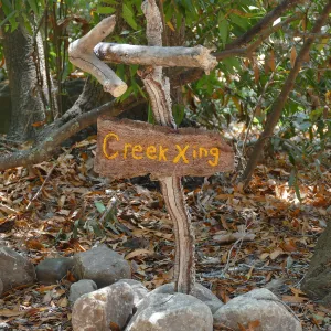 Backcountry wayfinding sign