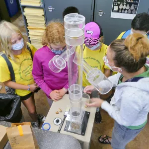 Jr. Naturalist Summer Camp Seed Cleaning Activity