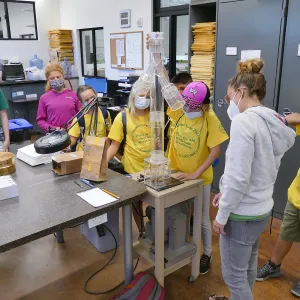 Jr. Naturalist Summer Camp Seed Cleaning Activity
