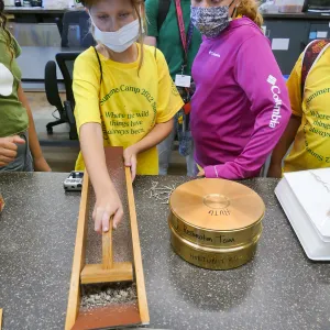 Jr. Naturalist Summer Camp Seed Cleaning Activity