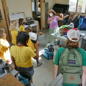 Jr. Naturalist Summer Camp Horticulture Unit Tour