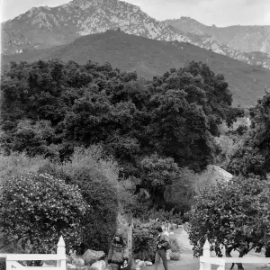 View of Courtyard Gates and Arlington Peak