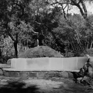 The Campbell Bench, stone bench